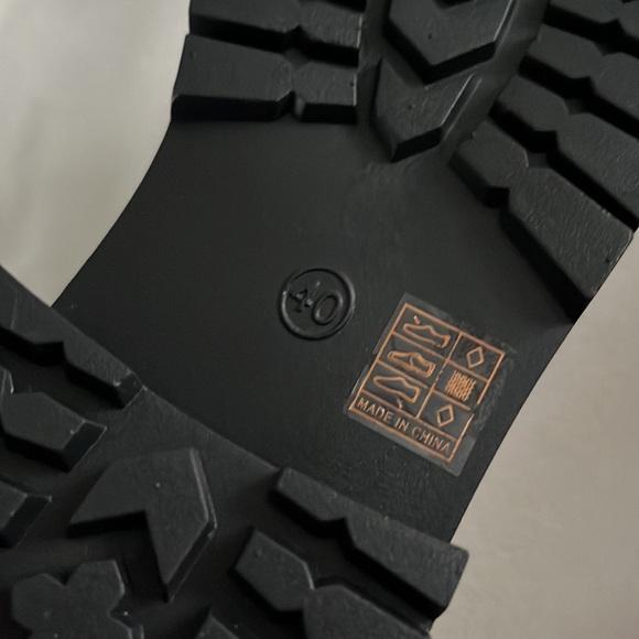 NIB Shein White Combat Boots - Picture 9 of 9